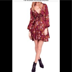 Free People Morning Light Long Dress XS 0